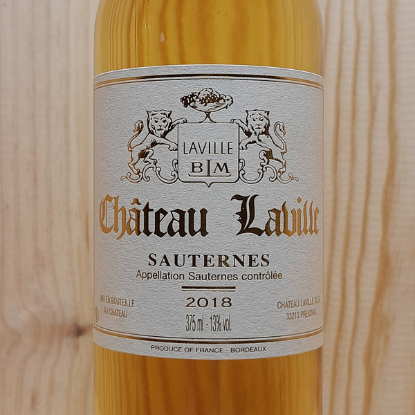 Chateau Laville Sauternes 2018 37.5 cl