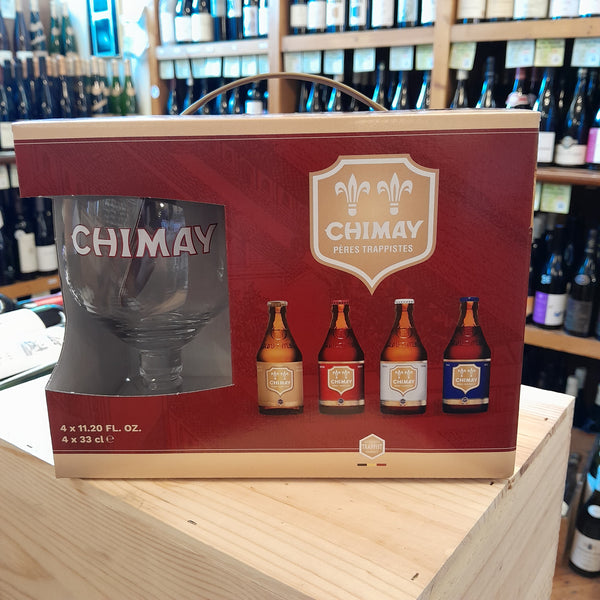 Chimay Quadrilogy (4x330ml + Glass)