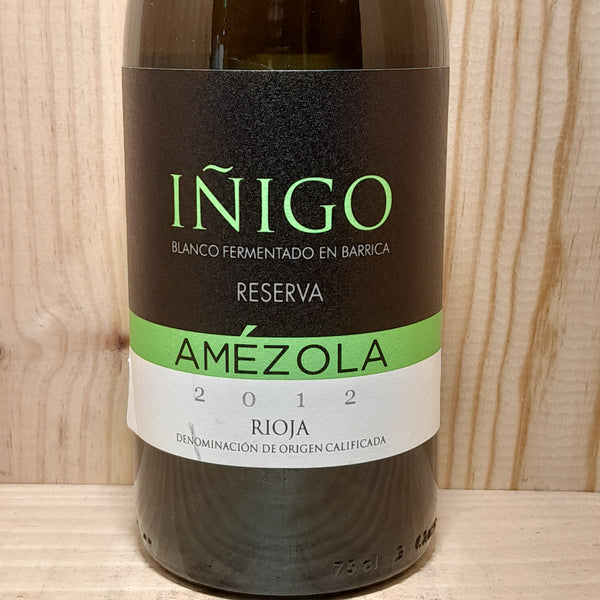 Amezola Inigo Blanco Reserva 2012