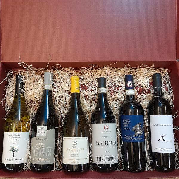 Italian Premium 6 Bottle Wine Set