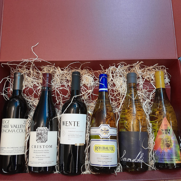 Premium USA 6 Bottle Wine Set