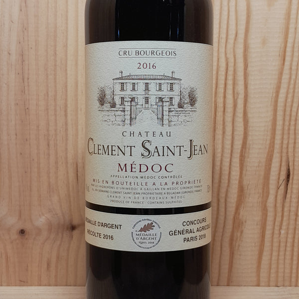 Chateau Clement Saint-Jean Medoc 2016
