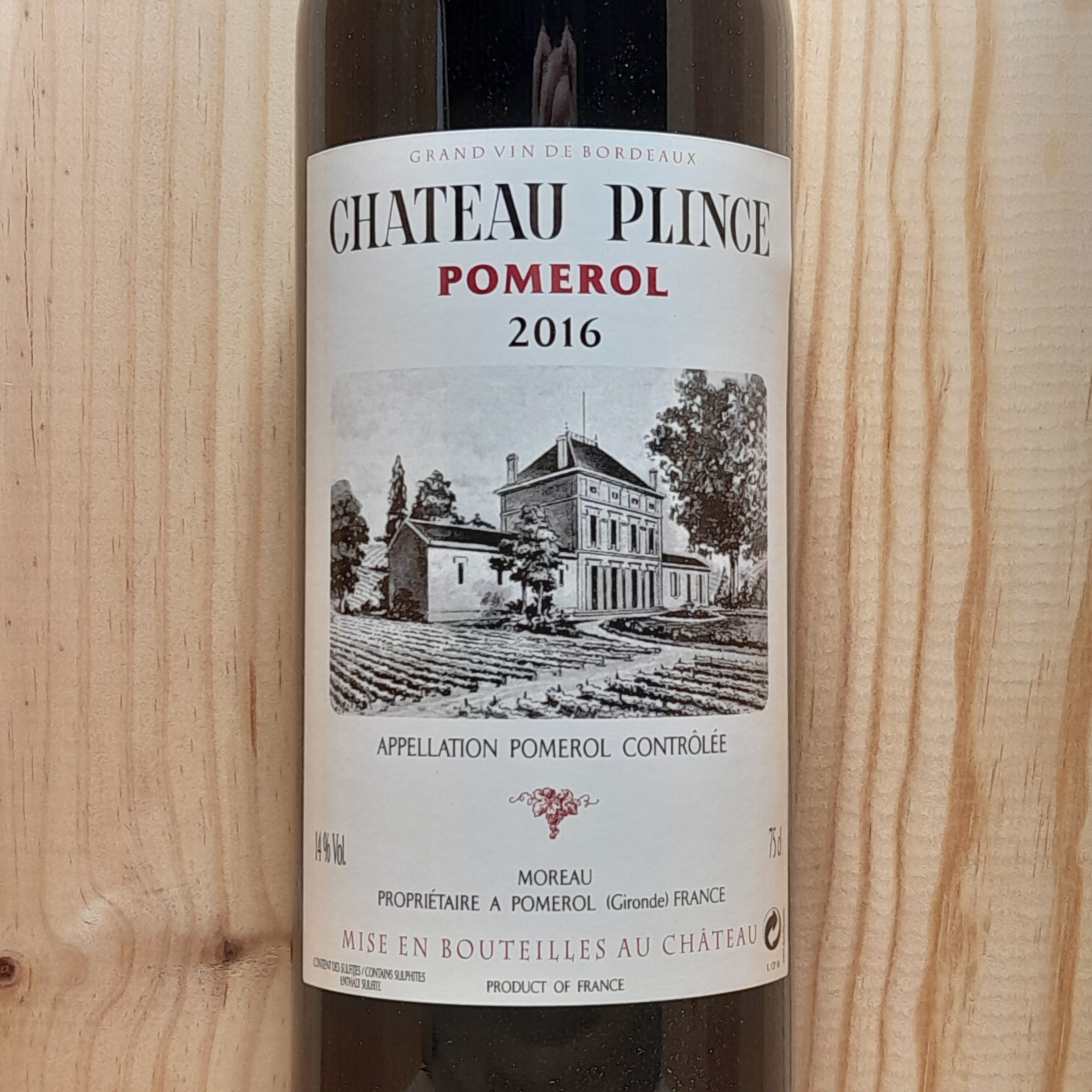 Chateau Plince Pomerol 2016 | Merlot Cabernet Franc Cabernet