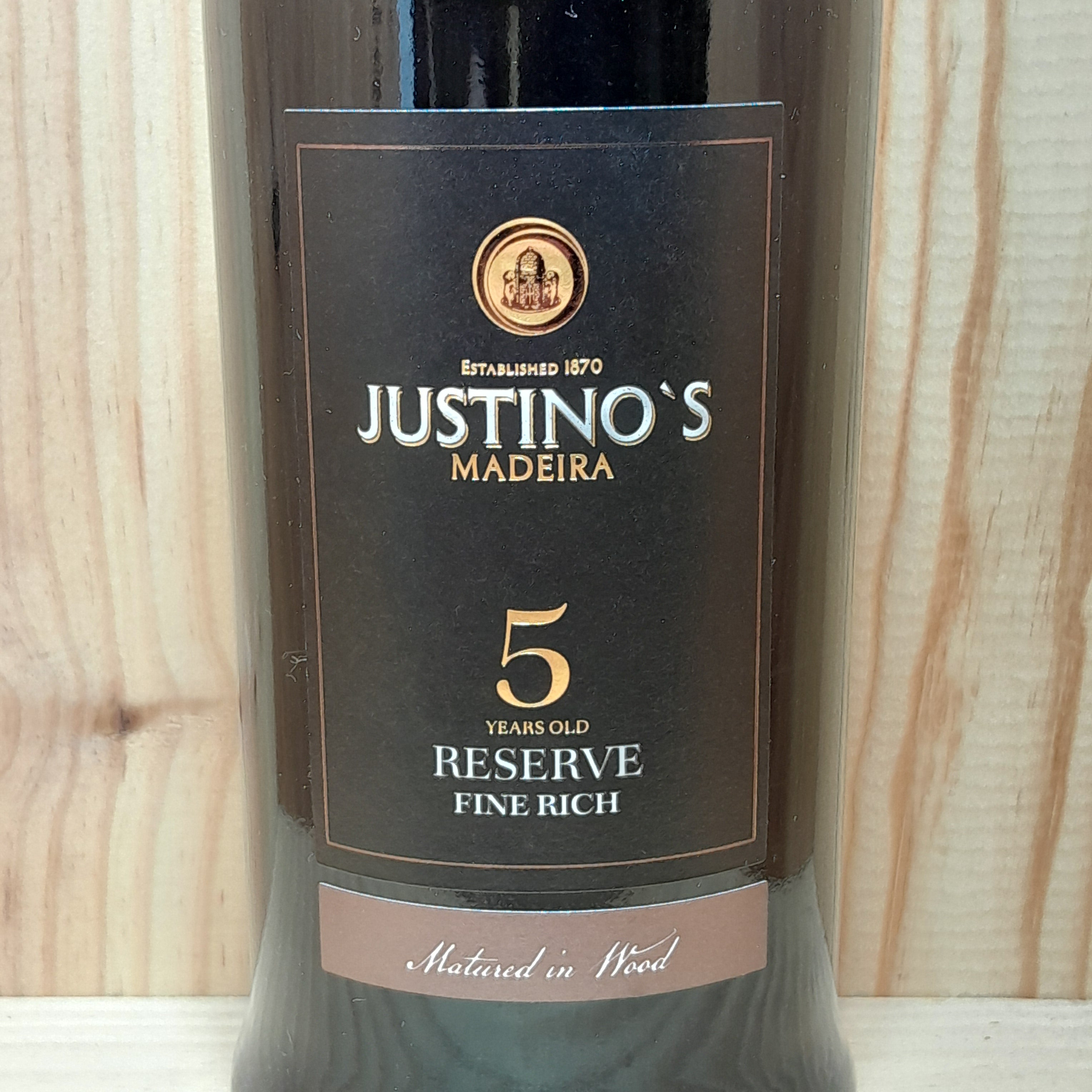 Justinos 5 year Madeira 75cl – Blackrock Cellar