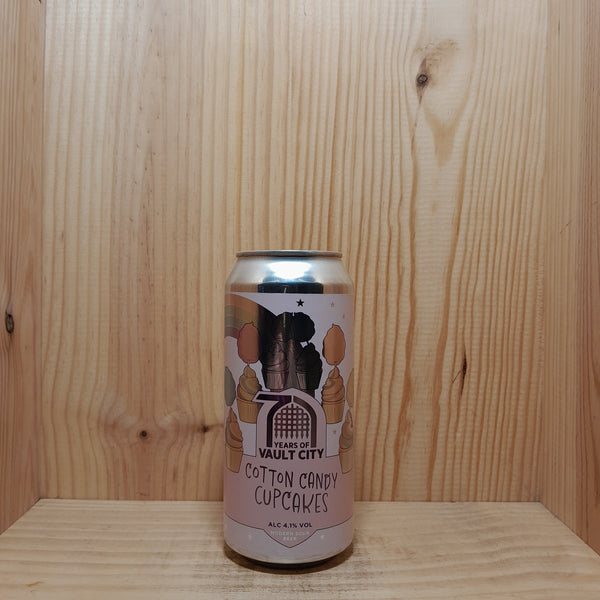 Vault City Cotton Candy Cupcakes