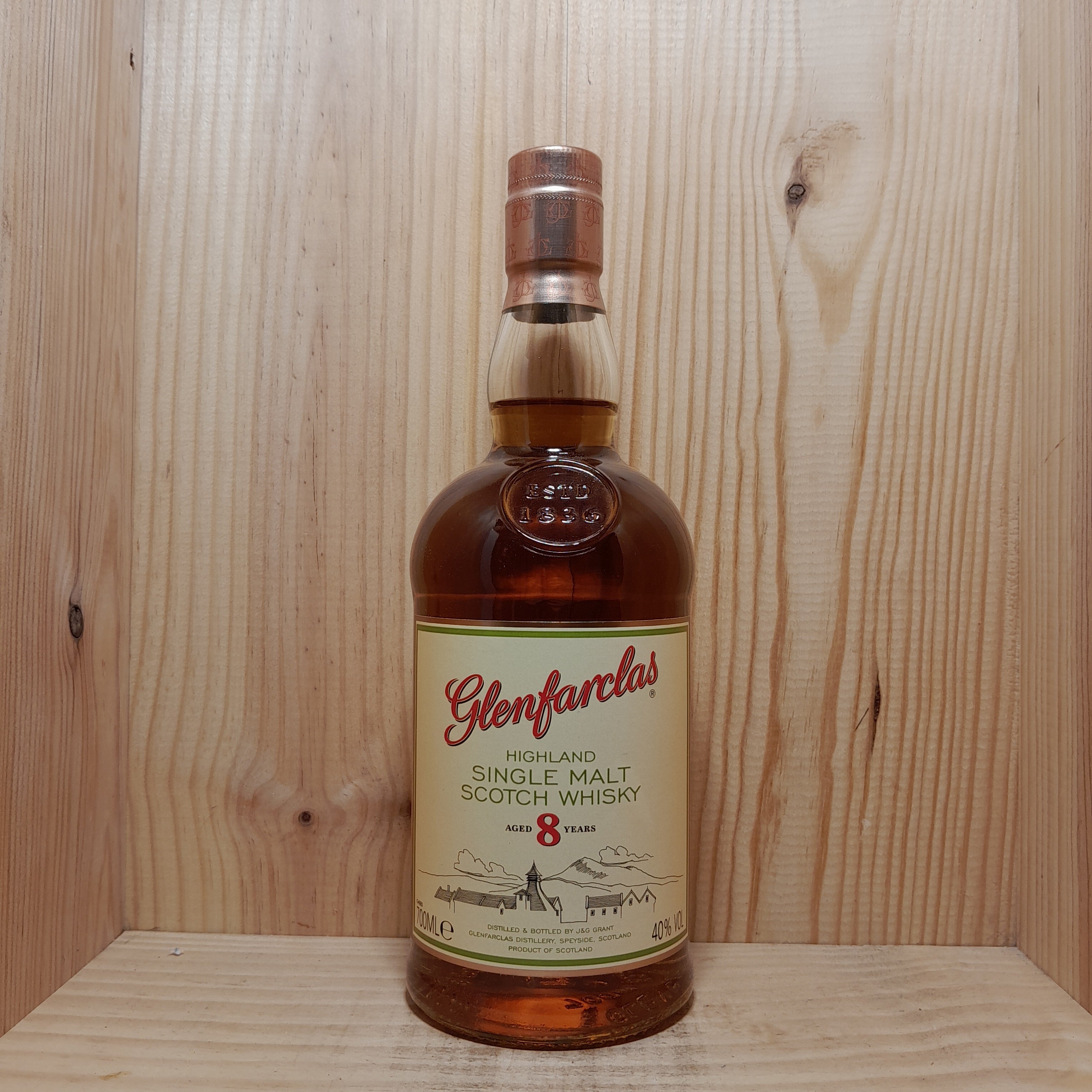 Glenfarclas 8 Year Old Single Malt 70cl | Whiskey – Blackrock Cellar