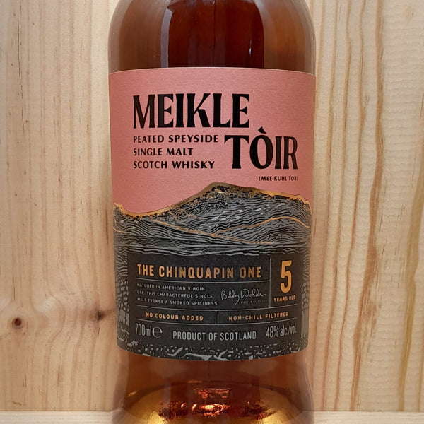Meikle Toir Chinquapin 5YR Peated Single Malt
