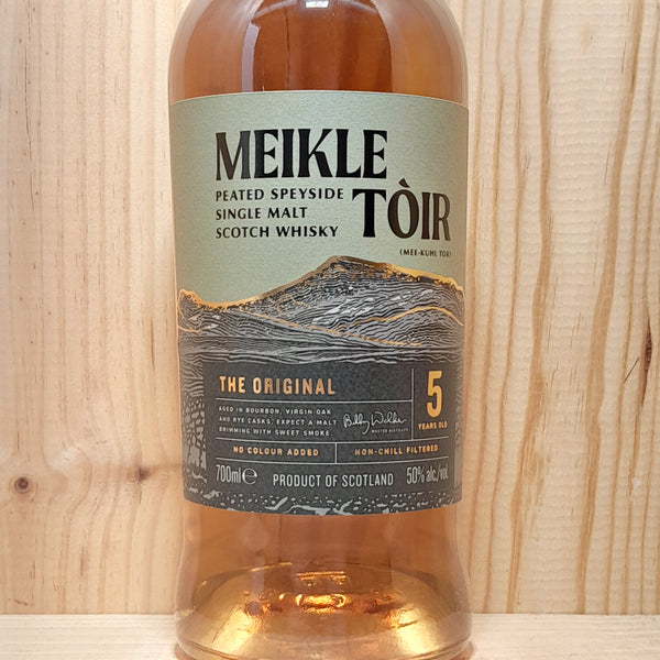 Meikle Toir Original 5YR Peated Single Malt