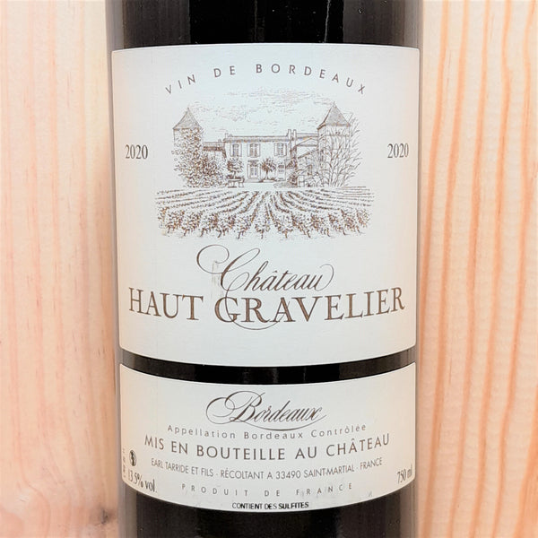 Chateau Haut Gravelier 2020