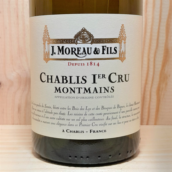 J Moreau & Fils Chablis 1er Cru Montmains 2019