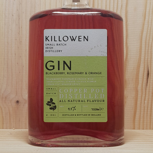Killowen Gin - Blackberry Rosemary Orange