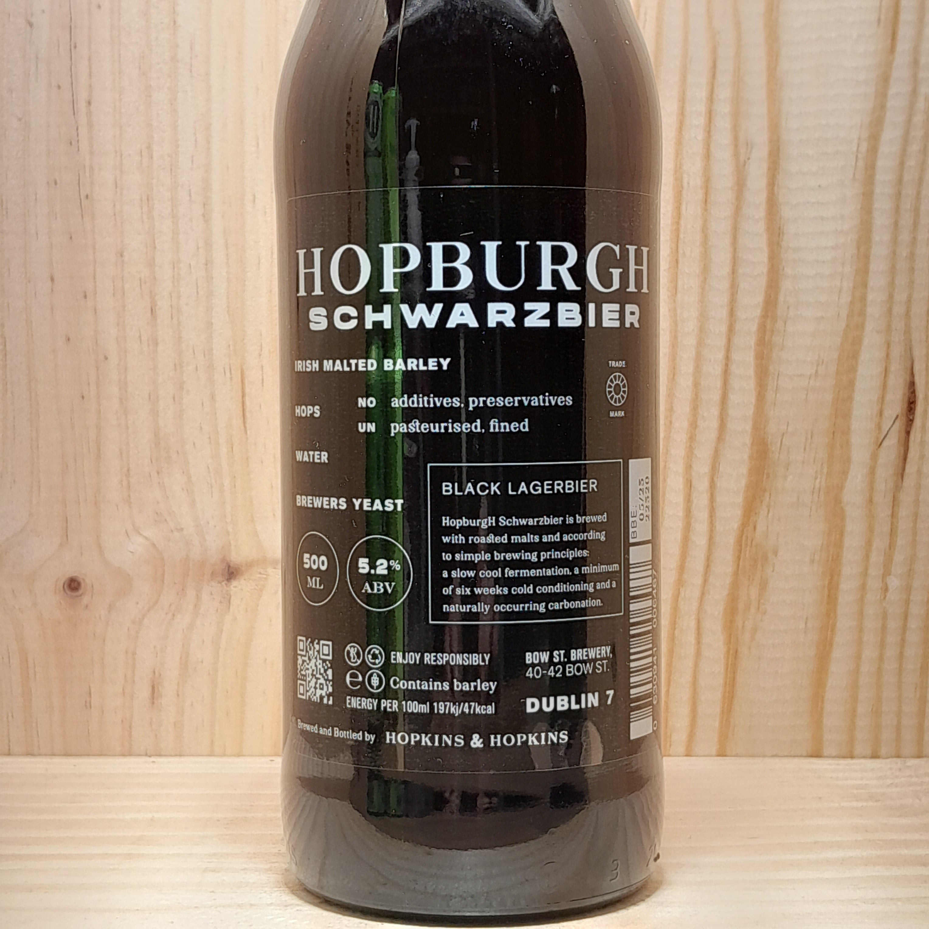 HopburgH Schwarzbier - Blackrock Cellar